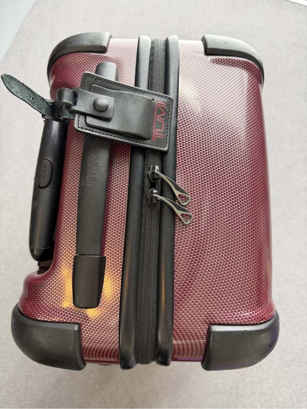 Tumi Vapor Extended Carry On Trip Packing Case Hard Shell Luggage - Picture 11 of 15